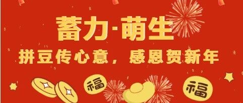 蓄力·萌生——“拼豆传心意，感恩贺新年”主题活动封面